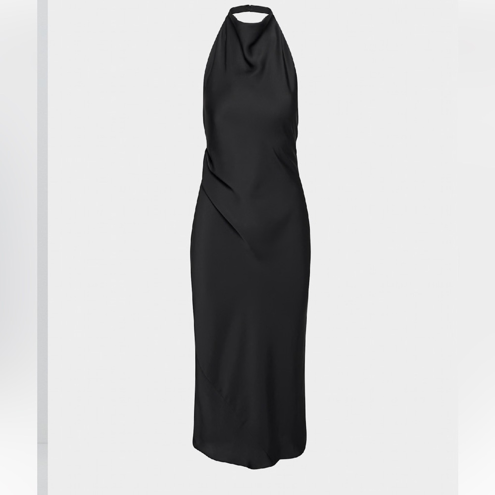 Babaton Audience Satin Halter Dress